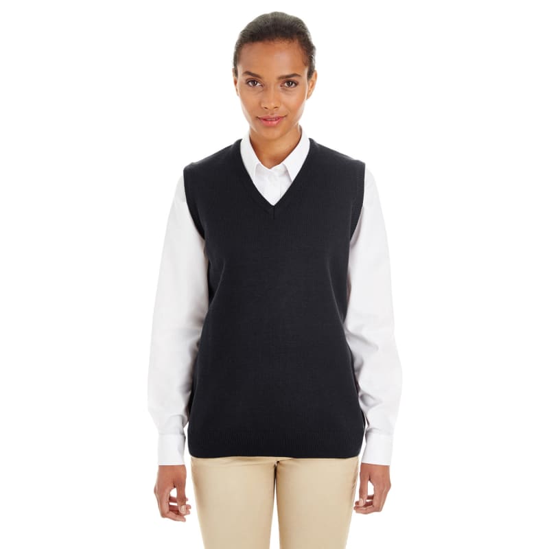 Harriton Ladies' Pilbloc™ V-Neck Sweater Vest 12