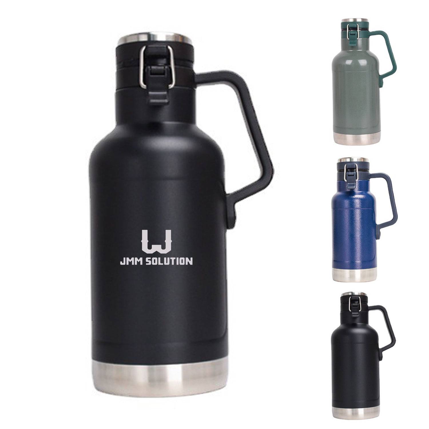 32oz Vacuum Insulated Wide Mouth Bottle, custom water bottle with logo imprint 2