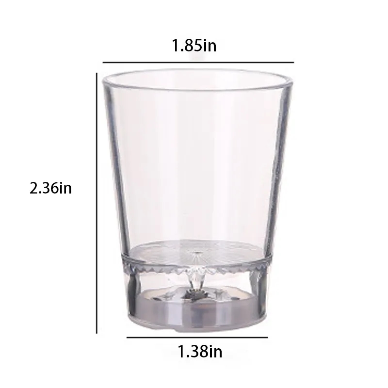 Plastic Led Flash Light Up Drinking Glasses 3