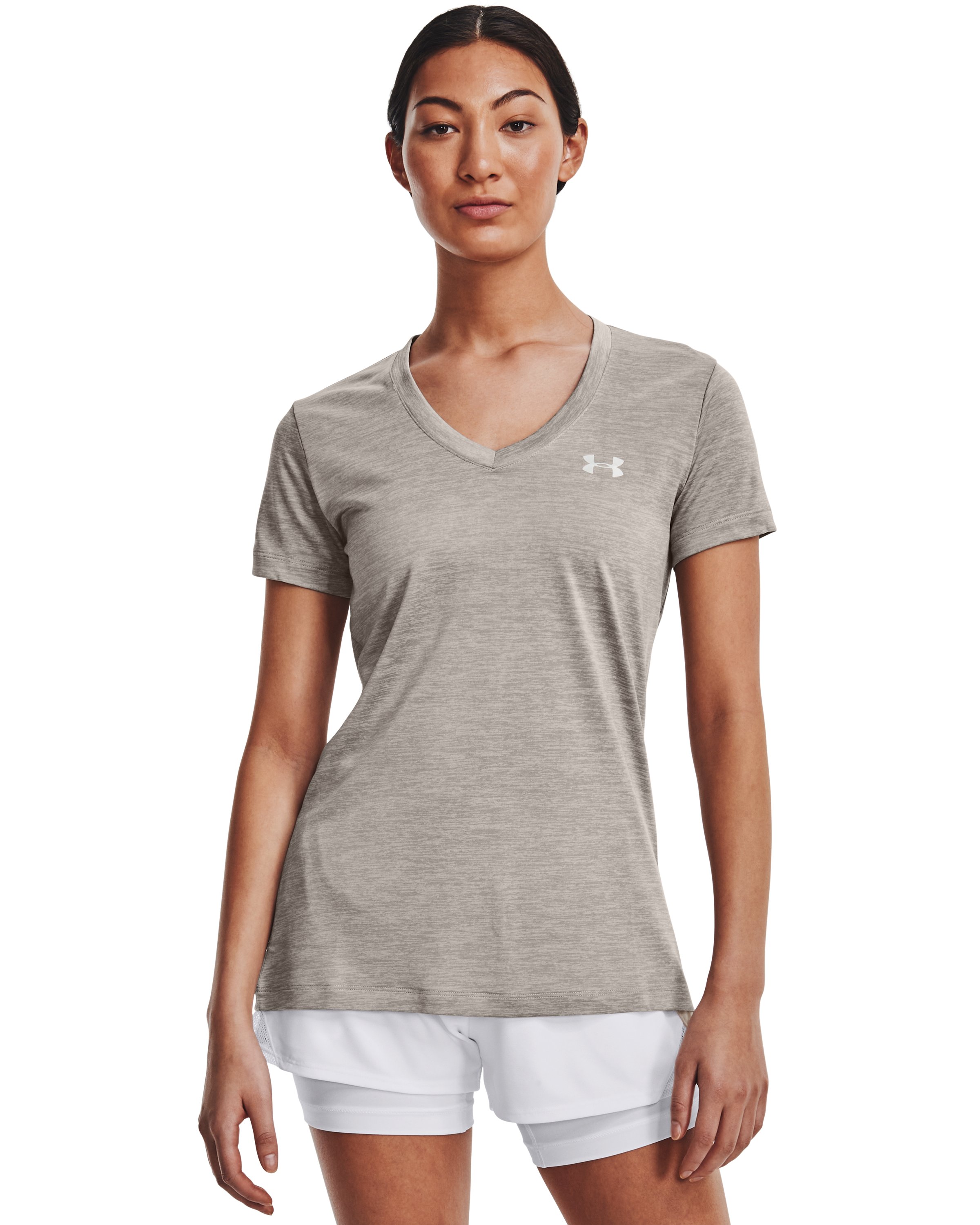 UA Tech Twist Women's V-Neck Short Sleeve 19