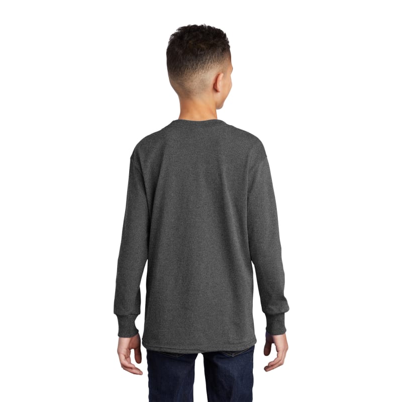 Port & Company Youth Long Sleeve Core Cotton Tee. 6