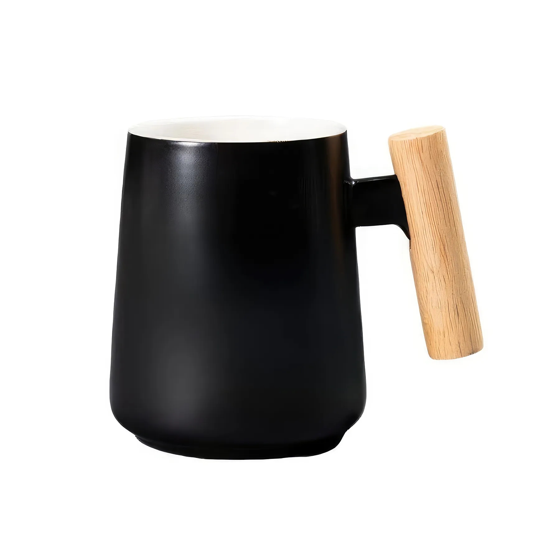 Ceramic Mug With Wooden Handle 2