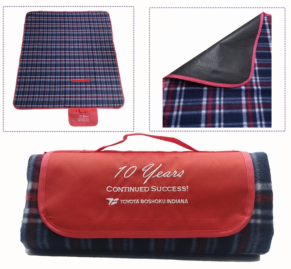 Foldable Waterproof Embroidered Picnic Blanket Mat 1