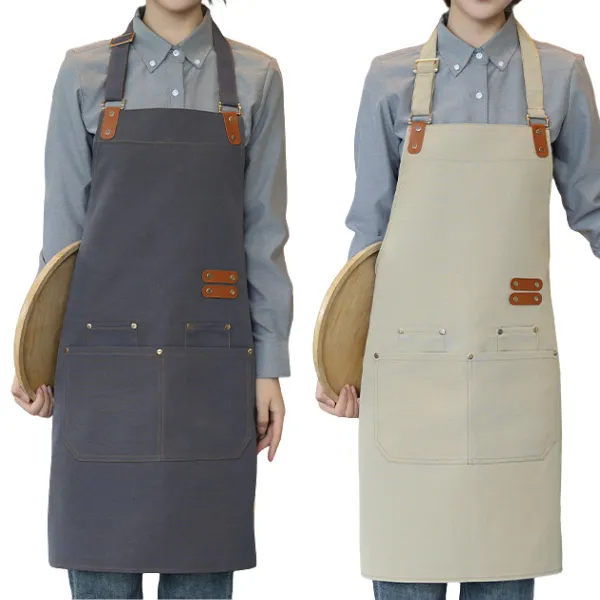 Waterproof Canvas Apron Adjustable, Multiple Colors 2