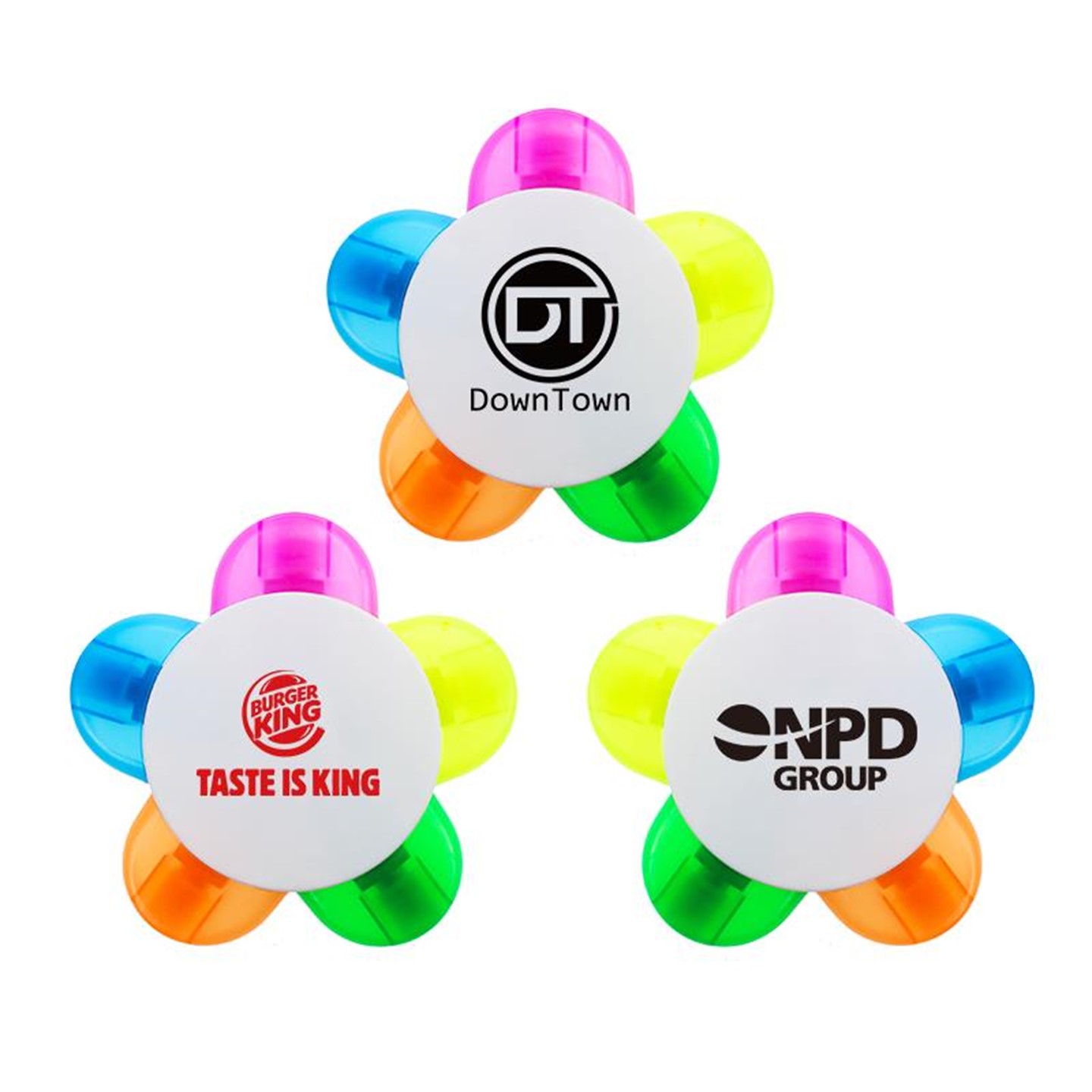5 Color Flower Shape Marker 1