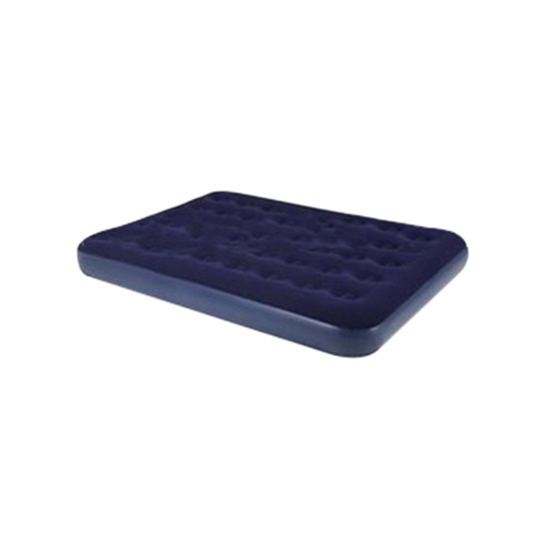 Inflatable Flocked Air Mattress with Internal Pump 3