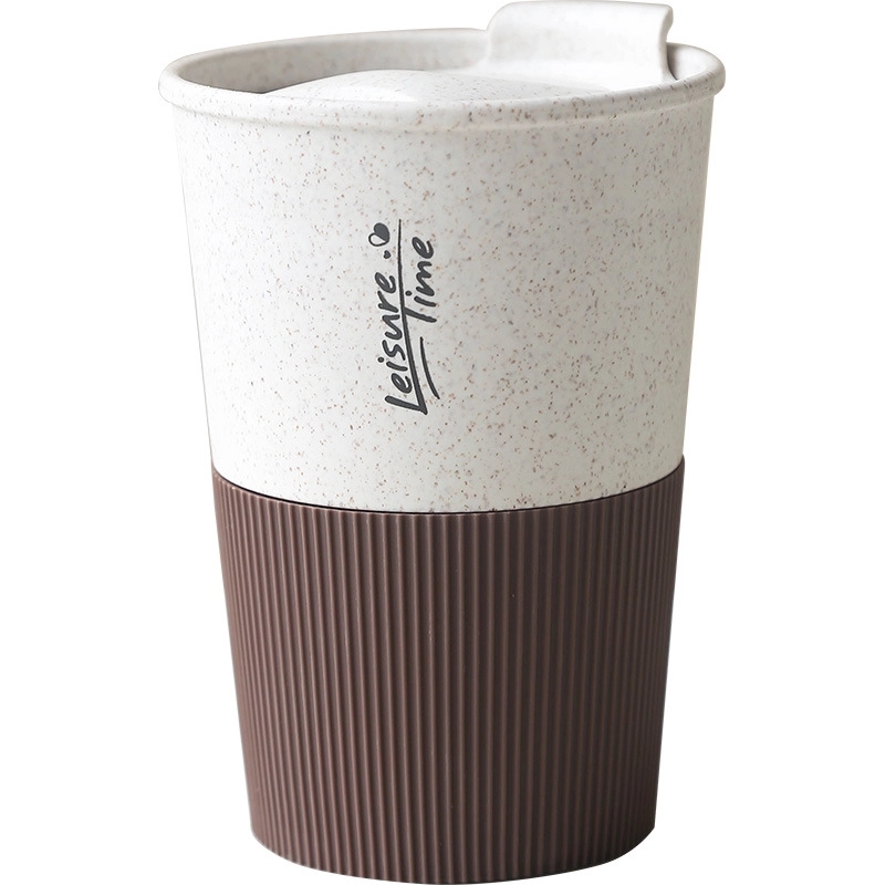 Custom 13.6 oz Wheat Fiber Coffee Travel Tumbler 2