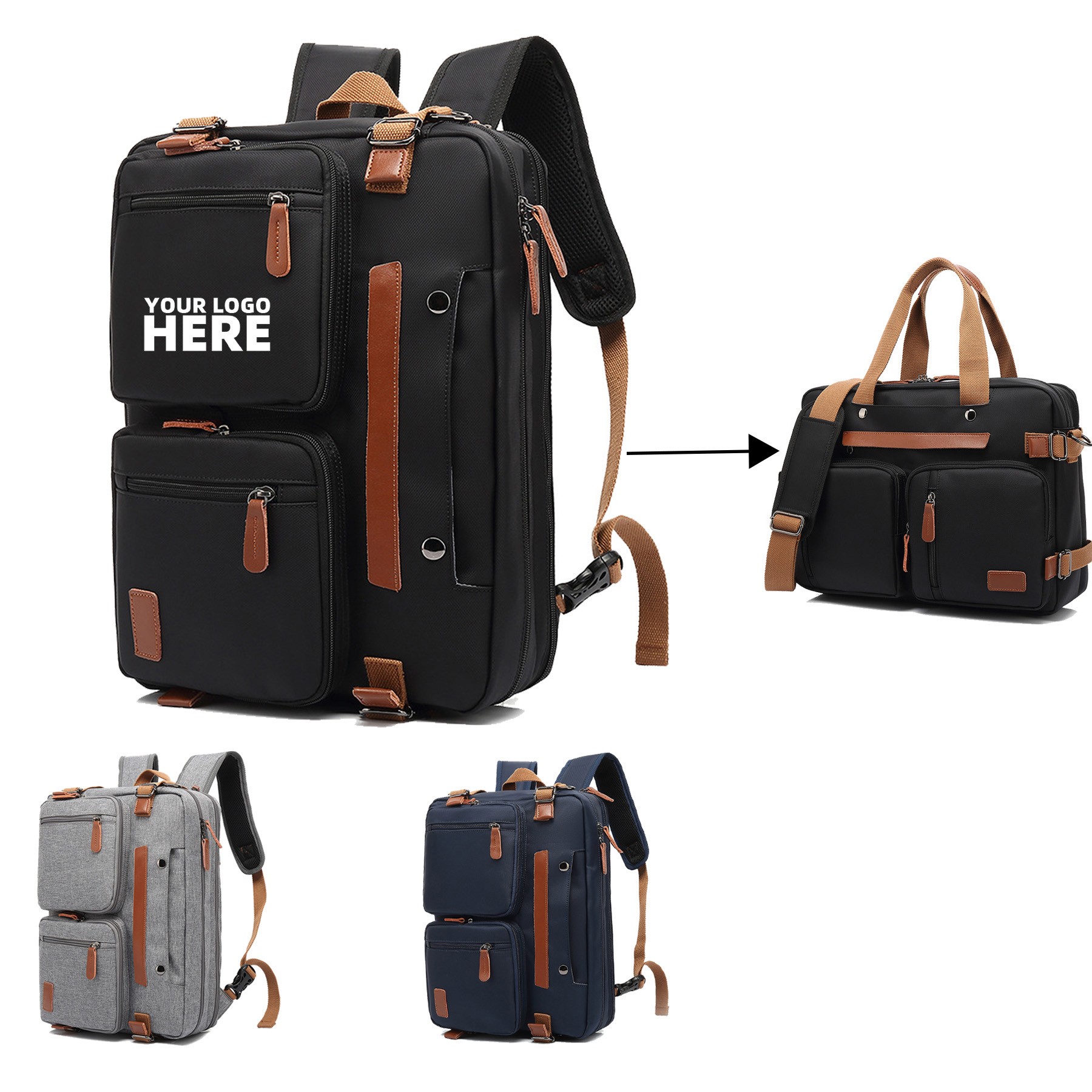3 In 1 Laptop Backpack