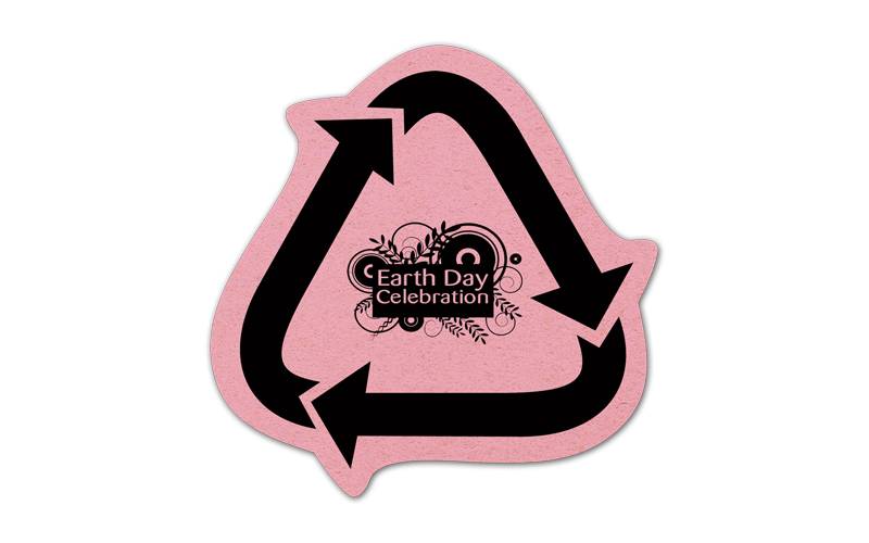 Recycle Arrows Compressed Sponge 3