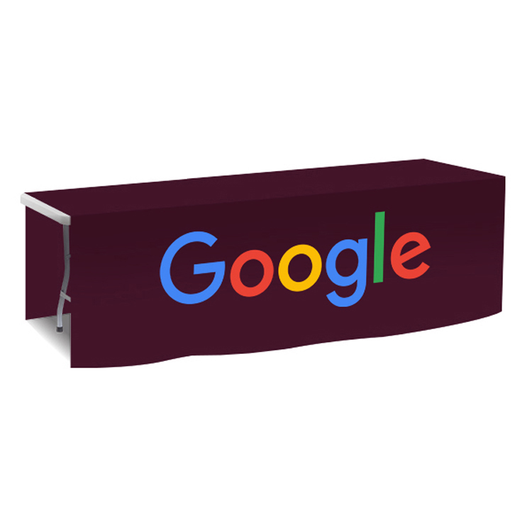 96 in. x 88 in. PolyKnit Table Drop (Full Color Logo) 33