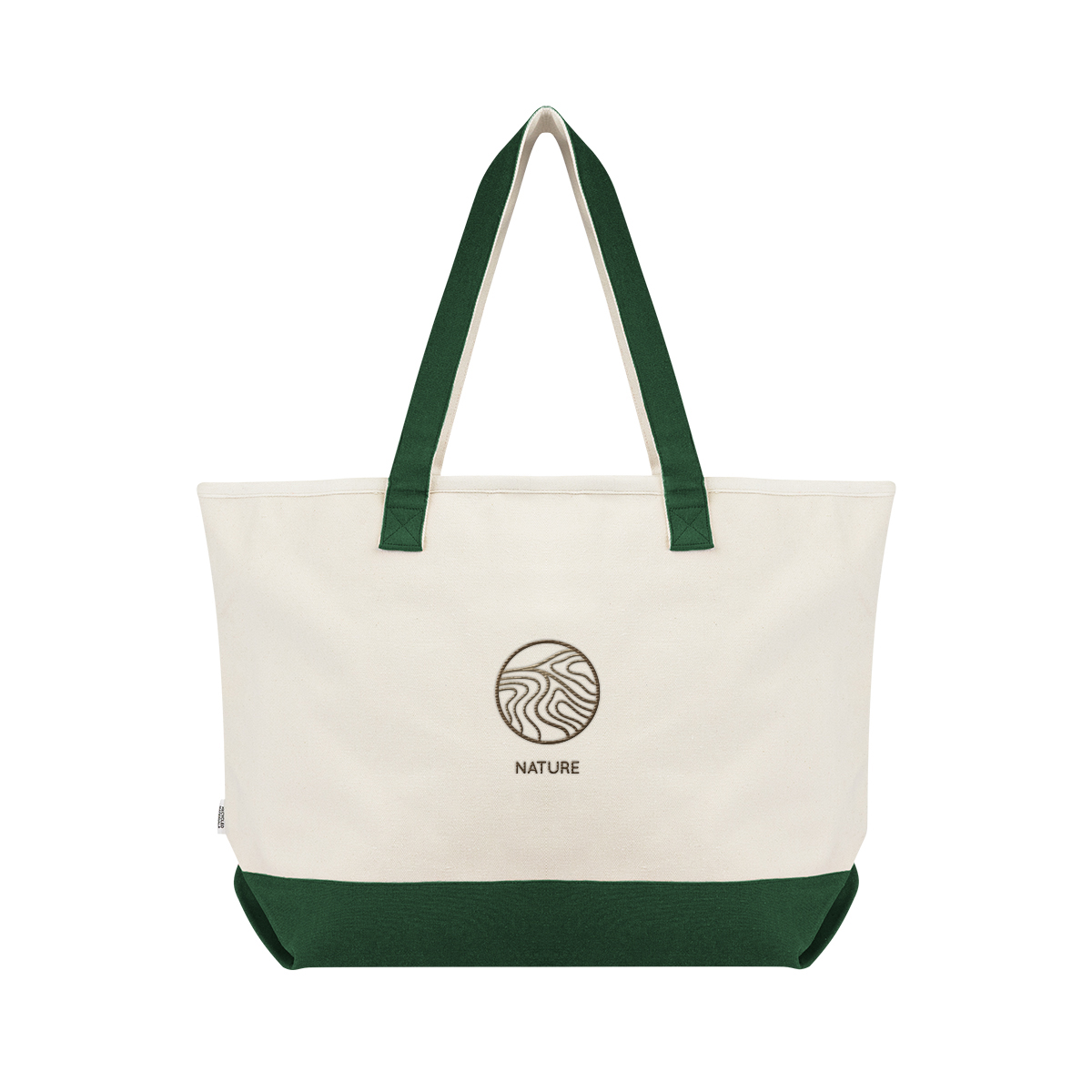 Large Starboard Recycled Cotton Canvas Tote Bag, custom tote bag with logo imprint 12
