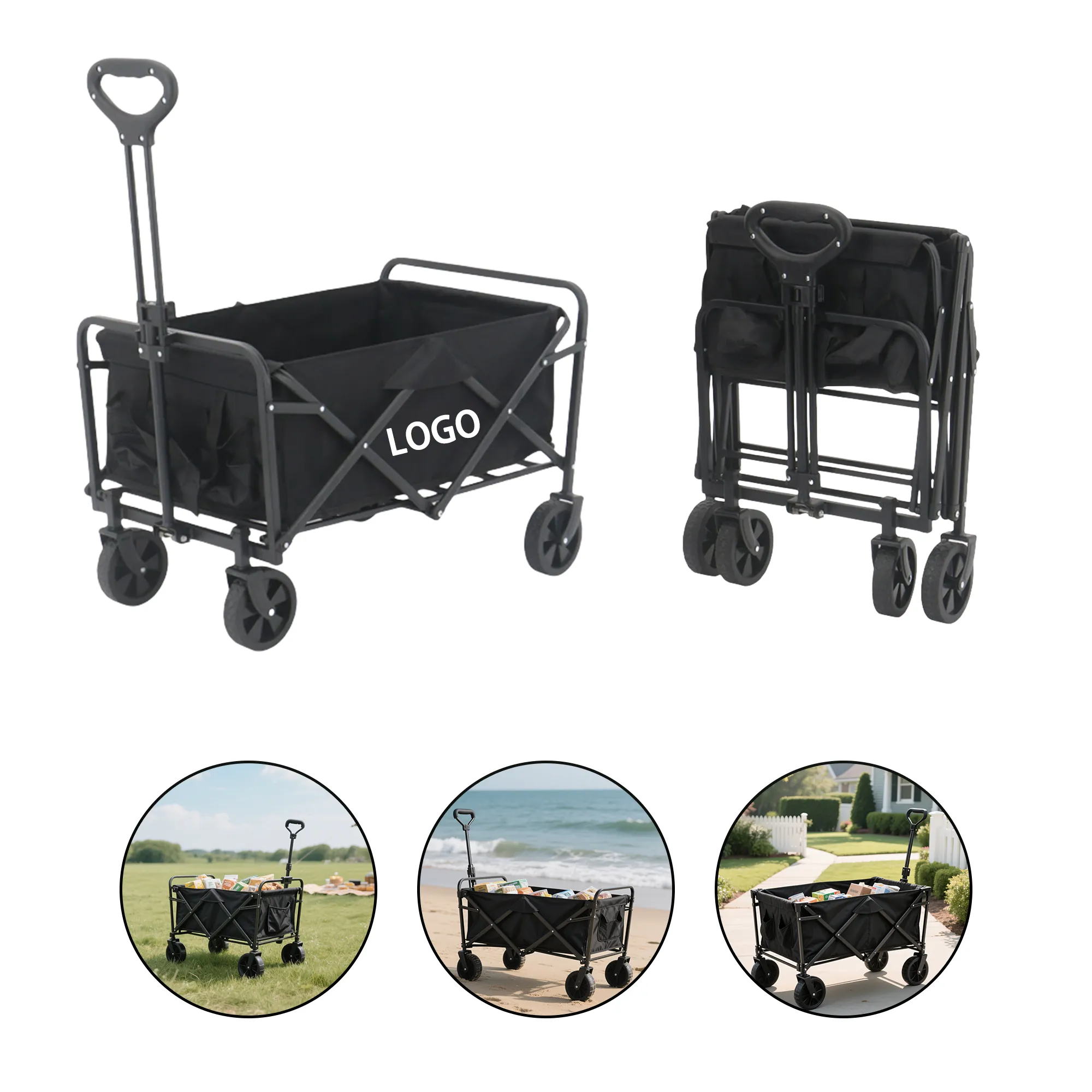 Compact Easy-Move Portable Camping Trailer 2