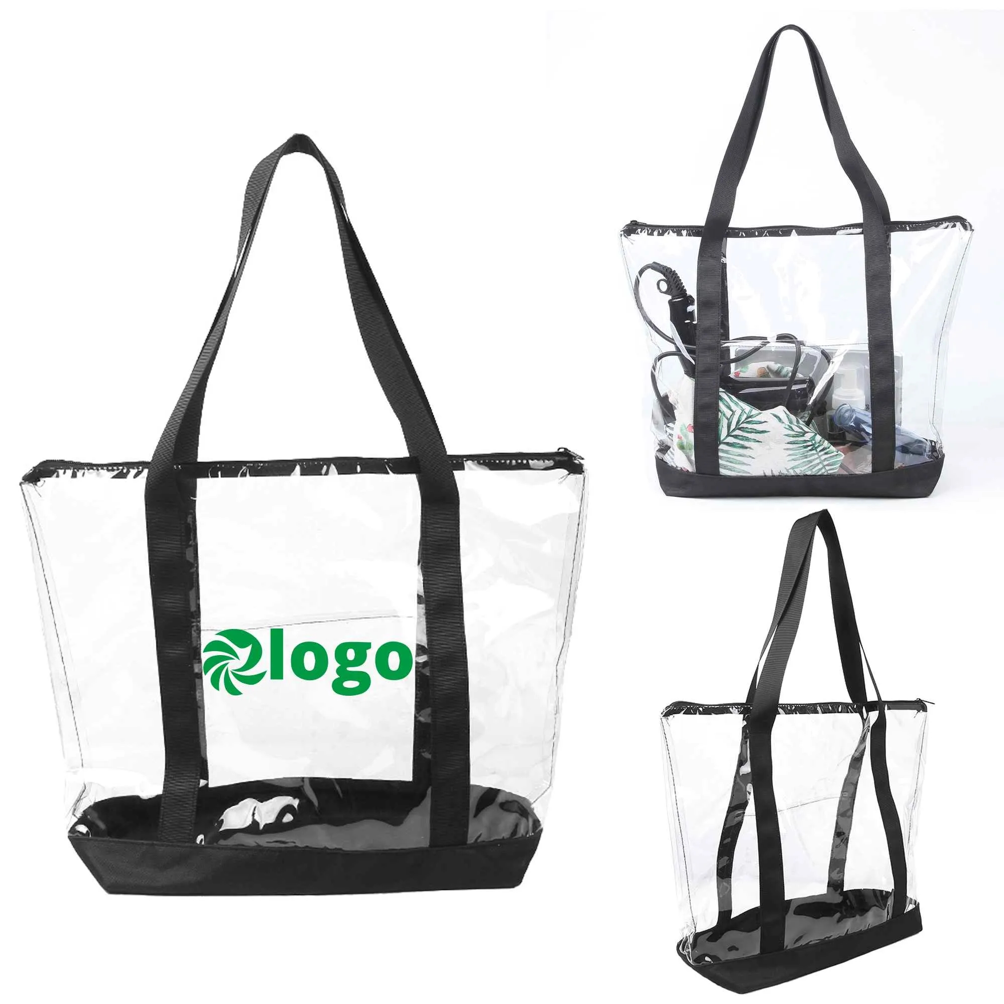 Custom Handy Laundry Clear Tote Bag 4