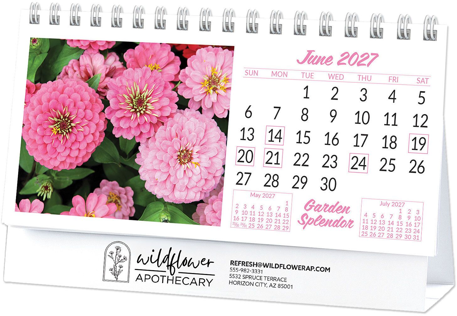 GARDEN DESK CALENDAR 9