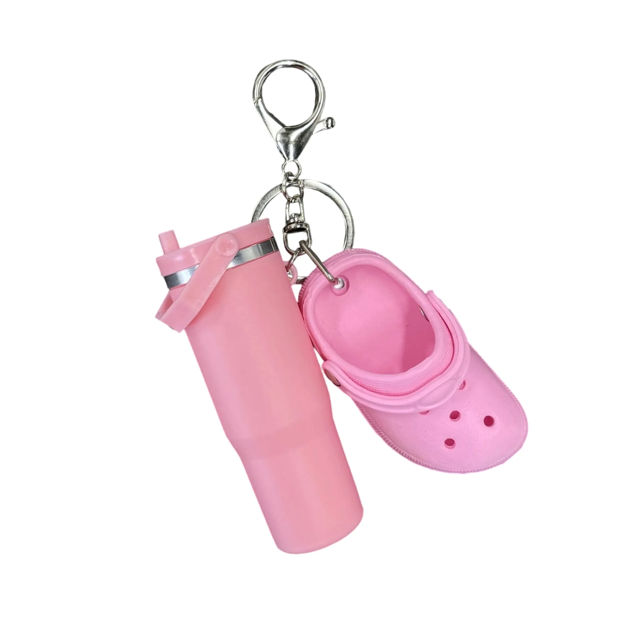 PVC Keychain Ice Cup and Clog Style Trendy Design 11