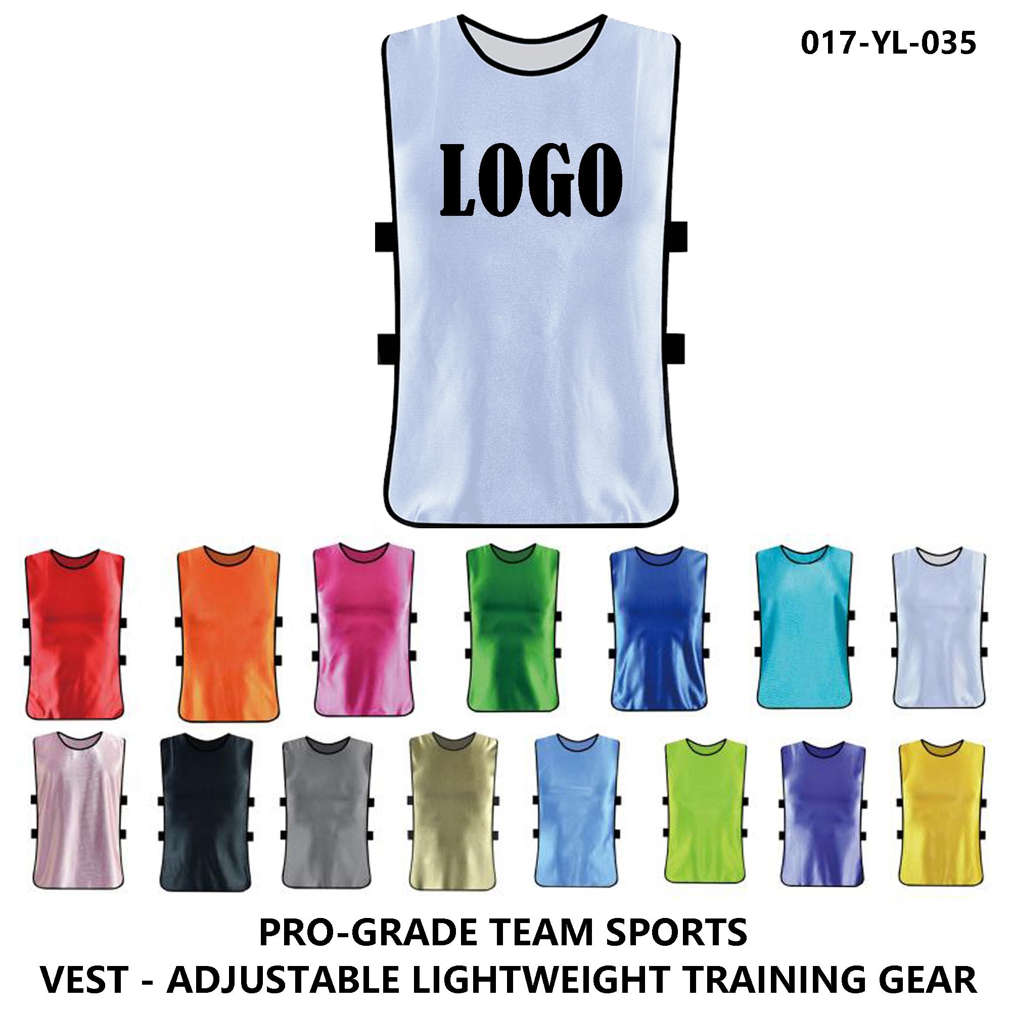 Lightweight Team Building Vest - Quick Dry Fabric ?C Logo Custom 2