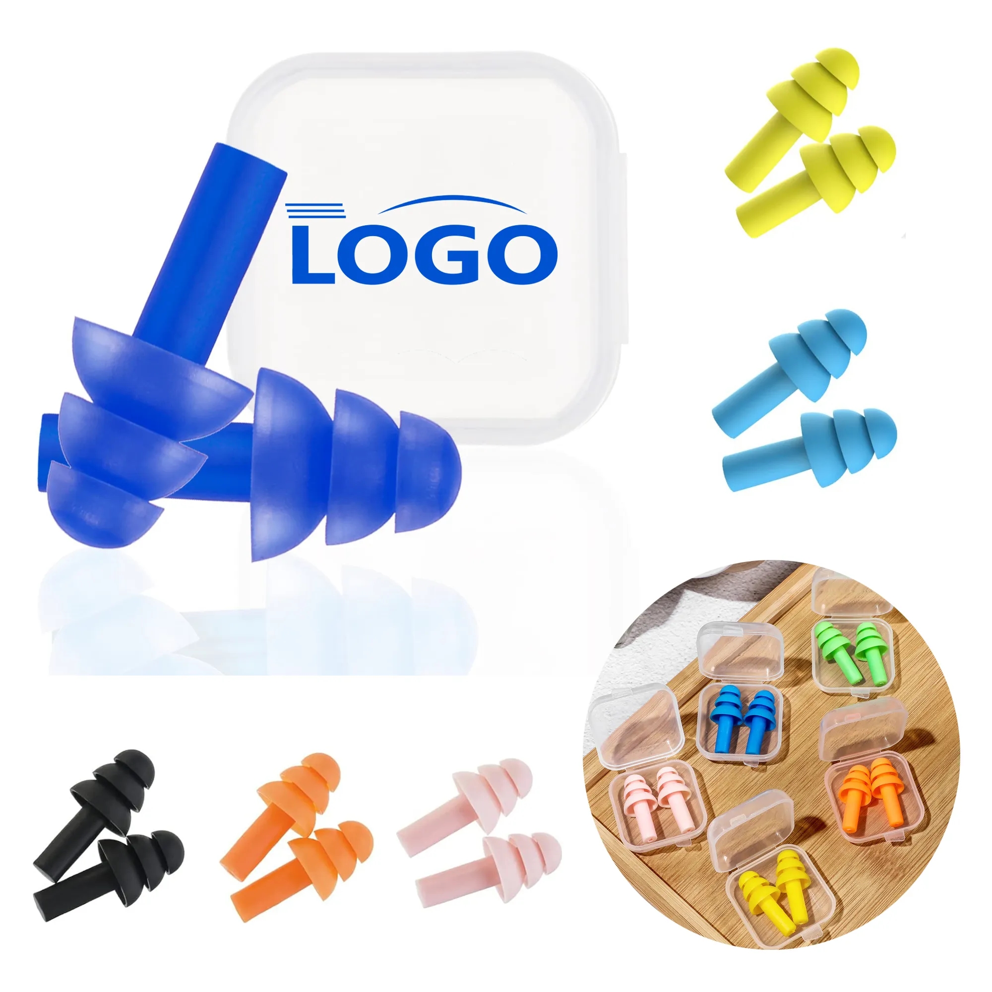 Soft Silicone Earplugs MOQ 100 5
