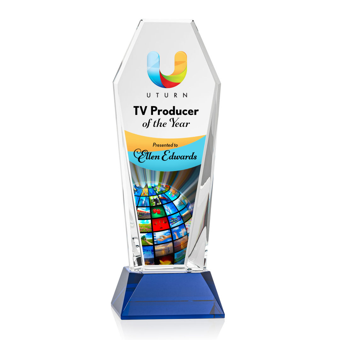 Romford VividPrint™ Award on Base - Blue 9