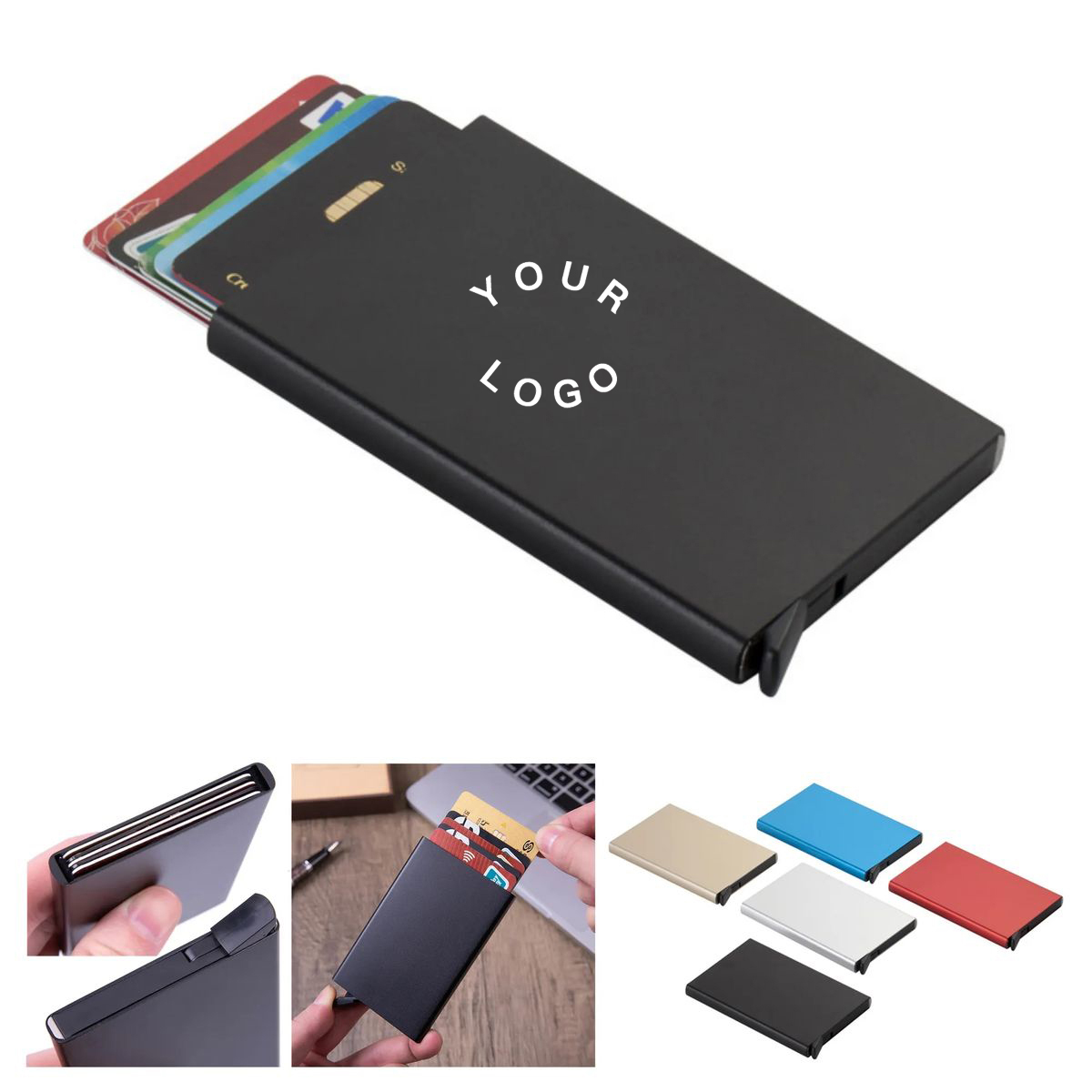Aluminum Slim RFID Blocking Wallet 4