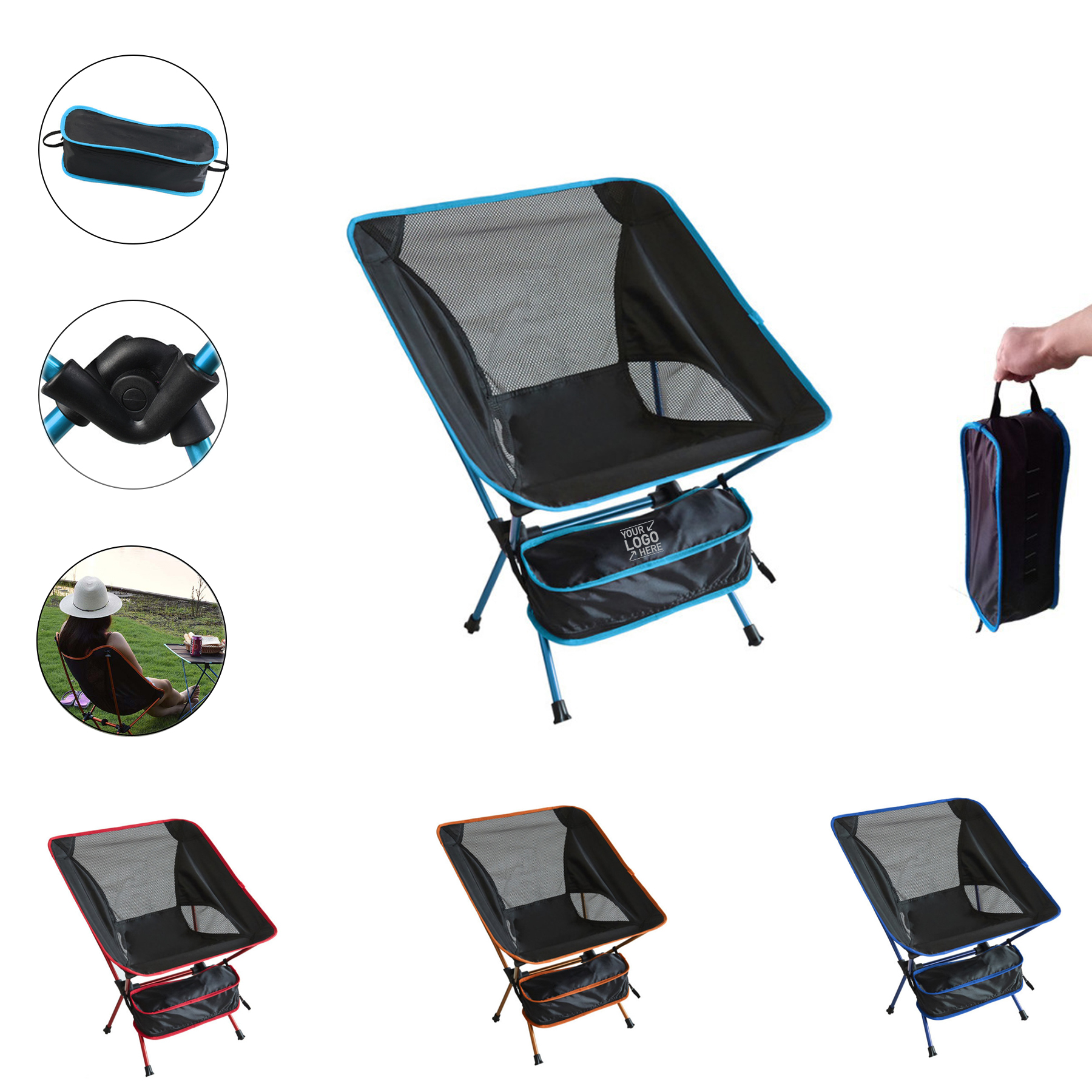 Lightweight Square Beach Chair 2