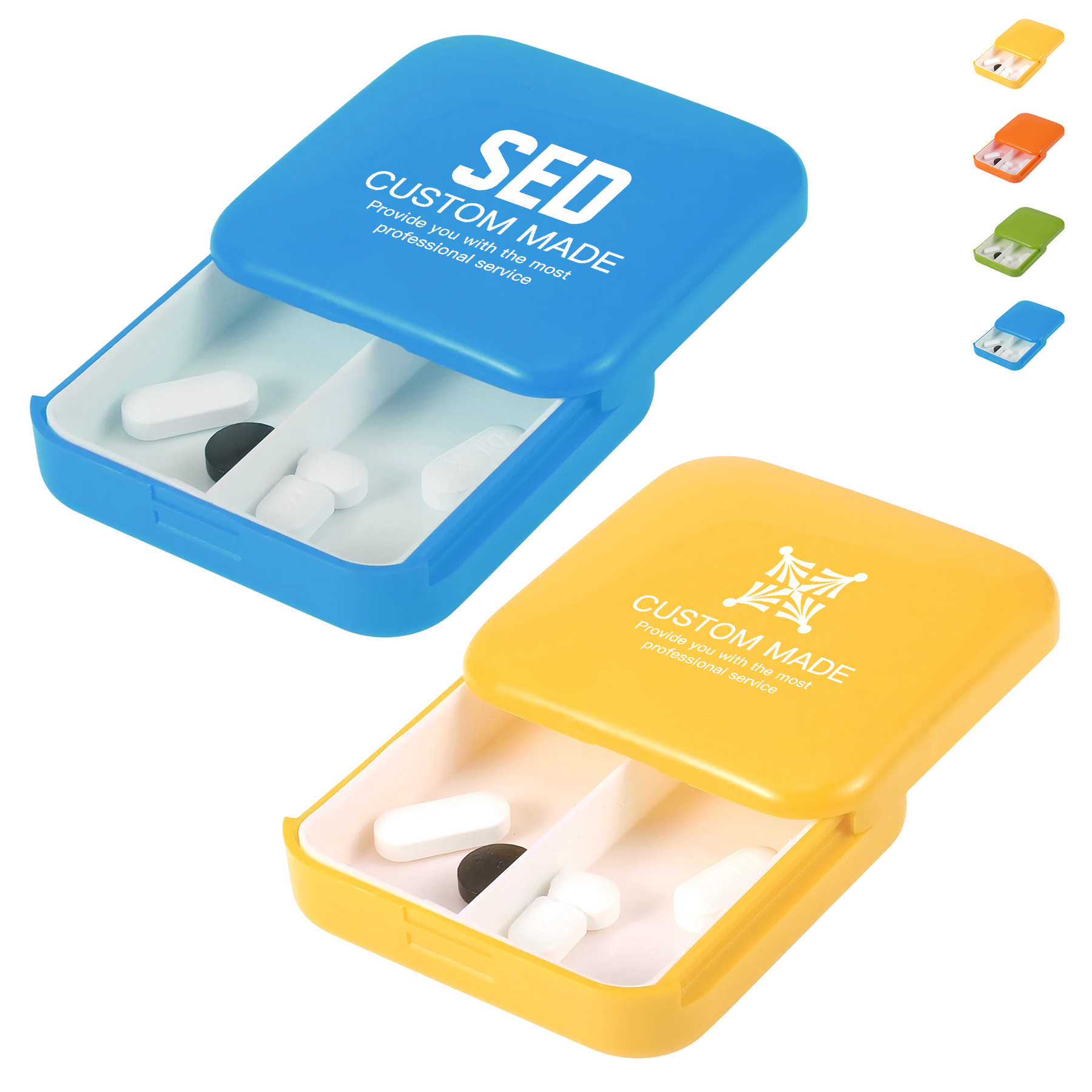 Slide Lid Pill Case 6