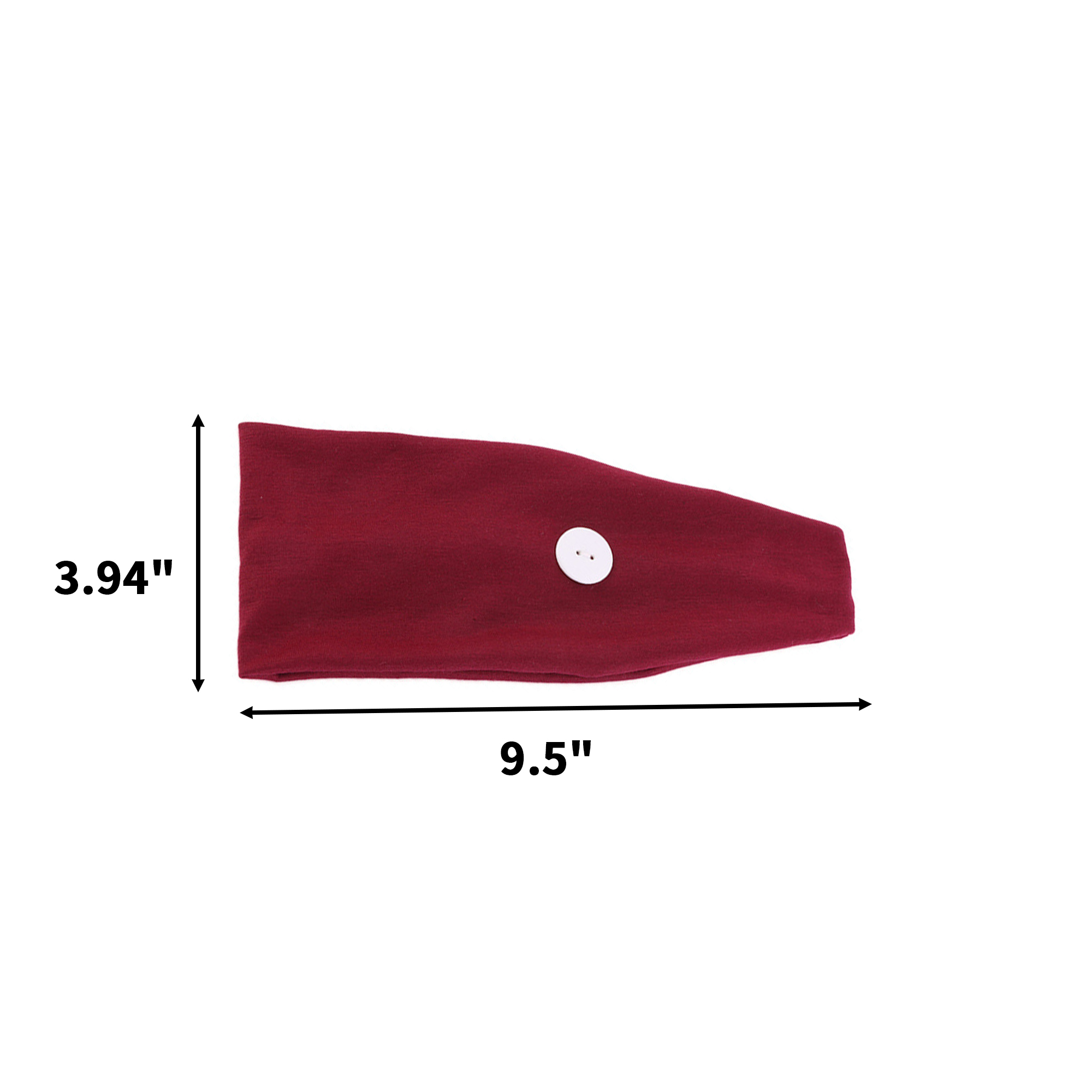 Cotton Sweatband With Mask Button Holder 5