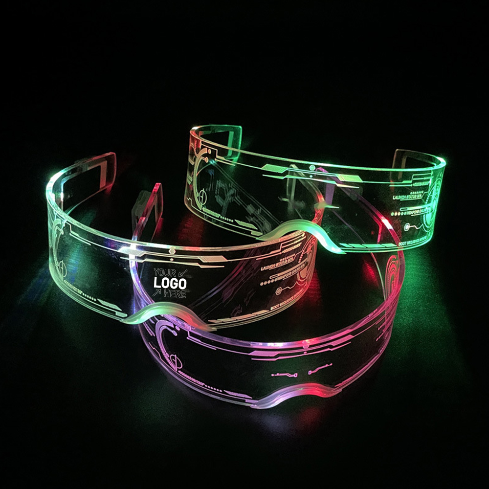 LED Dazzling Transparent Glasses 3