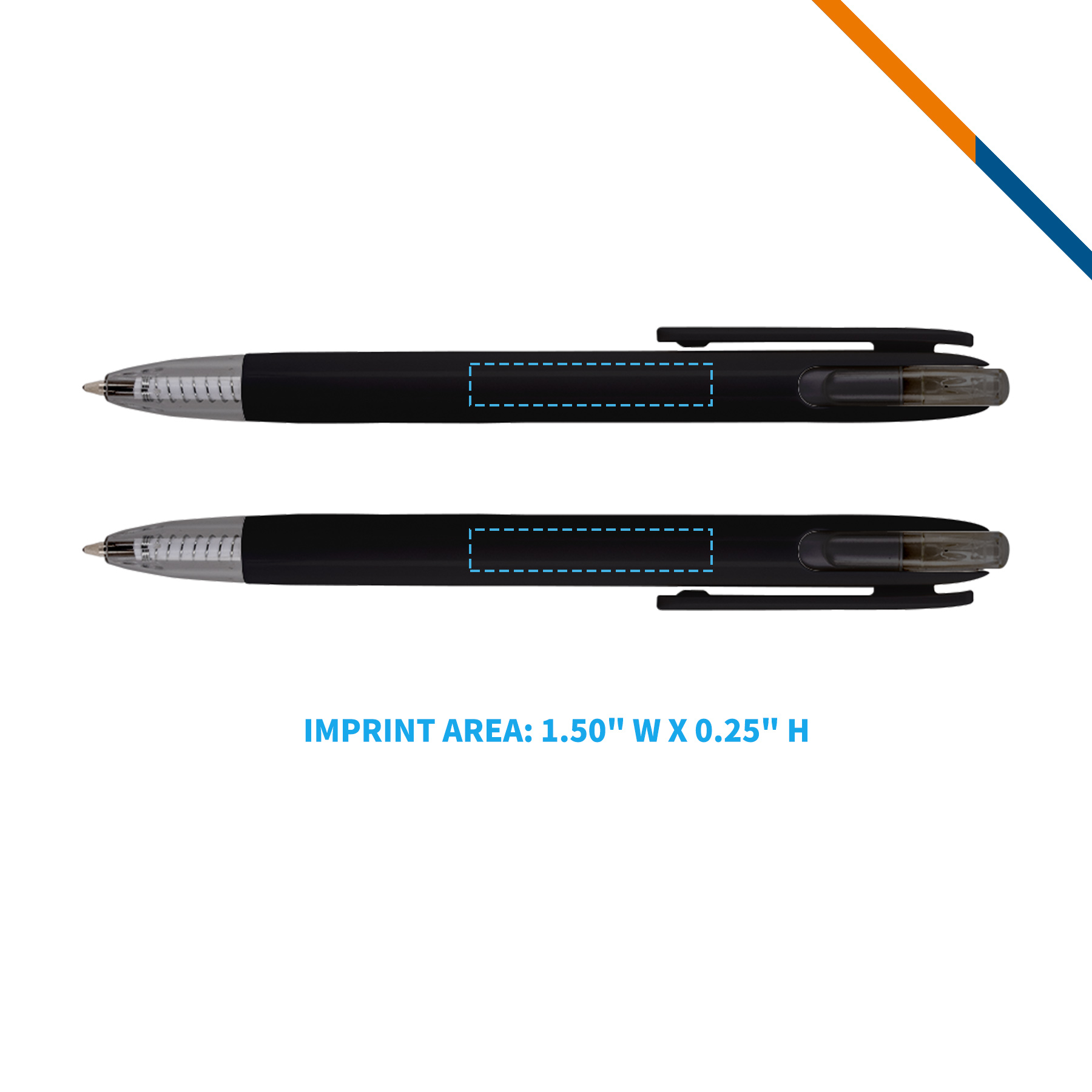 RiffWrite Recycled Ballpoint With Transparent Plunger 5