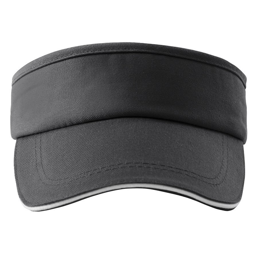 Stock Solid Color Cotton Twill Sandwich Visor
