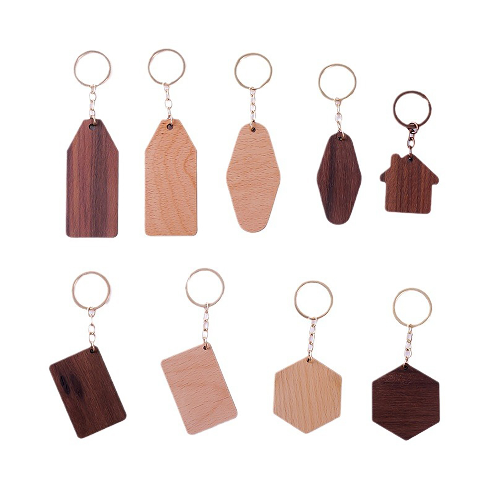 Wooden Key Tag 8