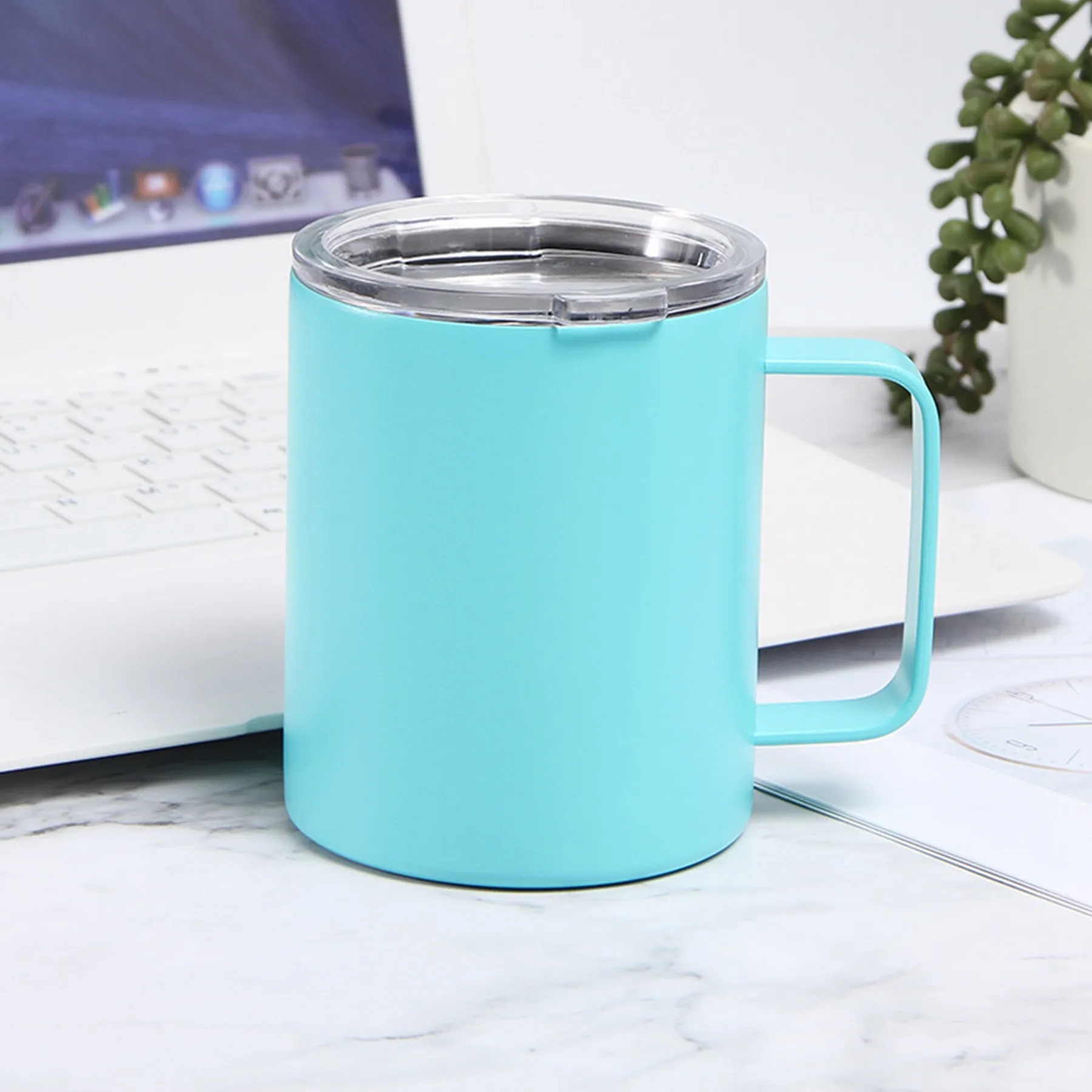 12 Oz. Double Wall Stainless Steel Vacuum Coffee Mug 10