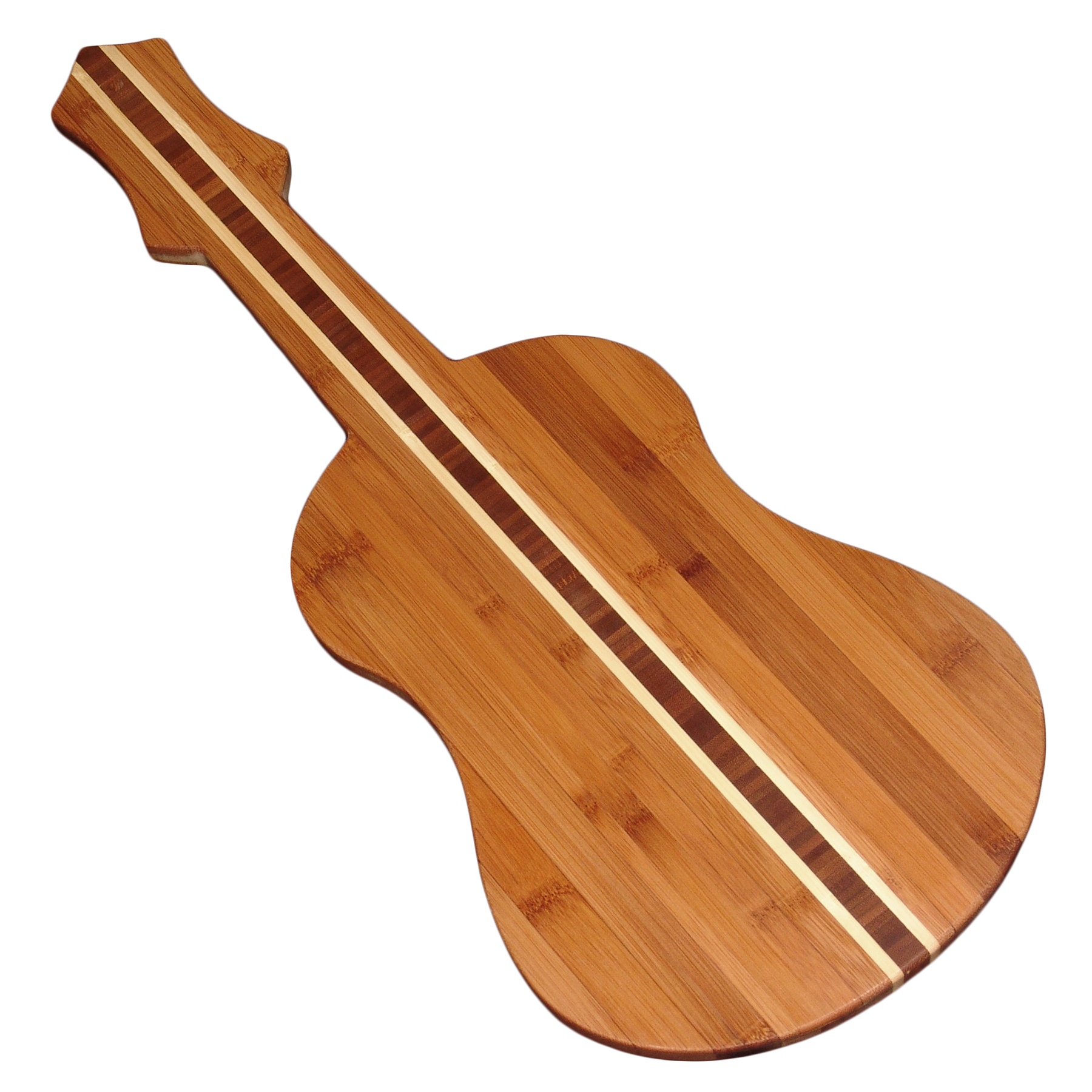 Ukulele / Guitar Shape Bamboo Cutting Board 2