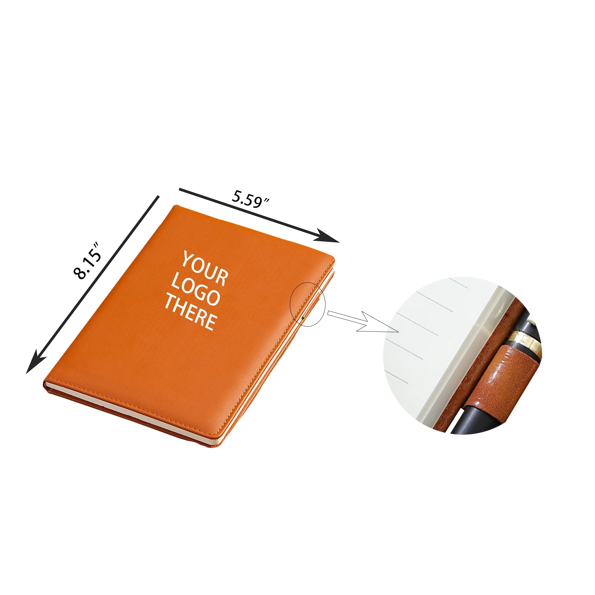 8.15"*5.59"A5 Personal Work Study Notebook 80 Sheets 2