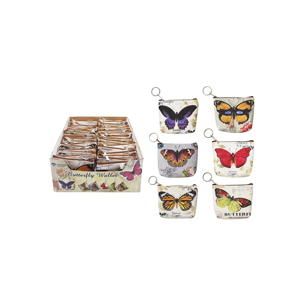 Butterfly Wallet with Keyring 2