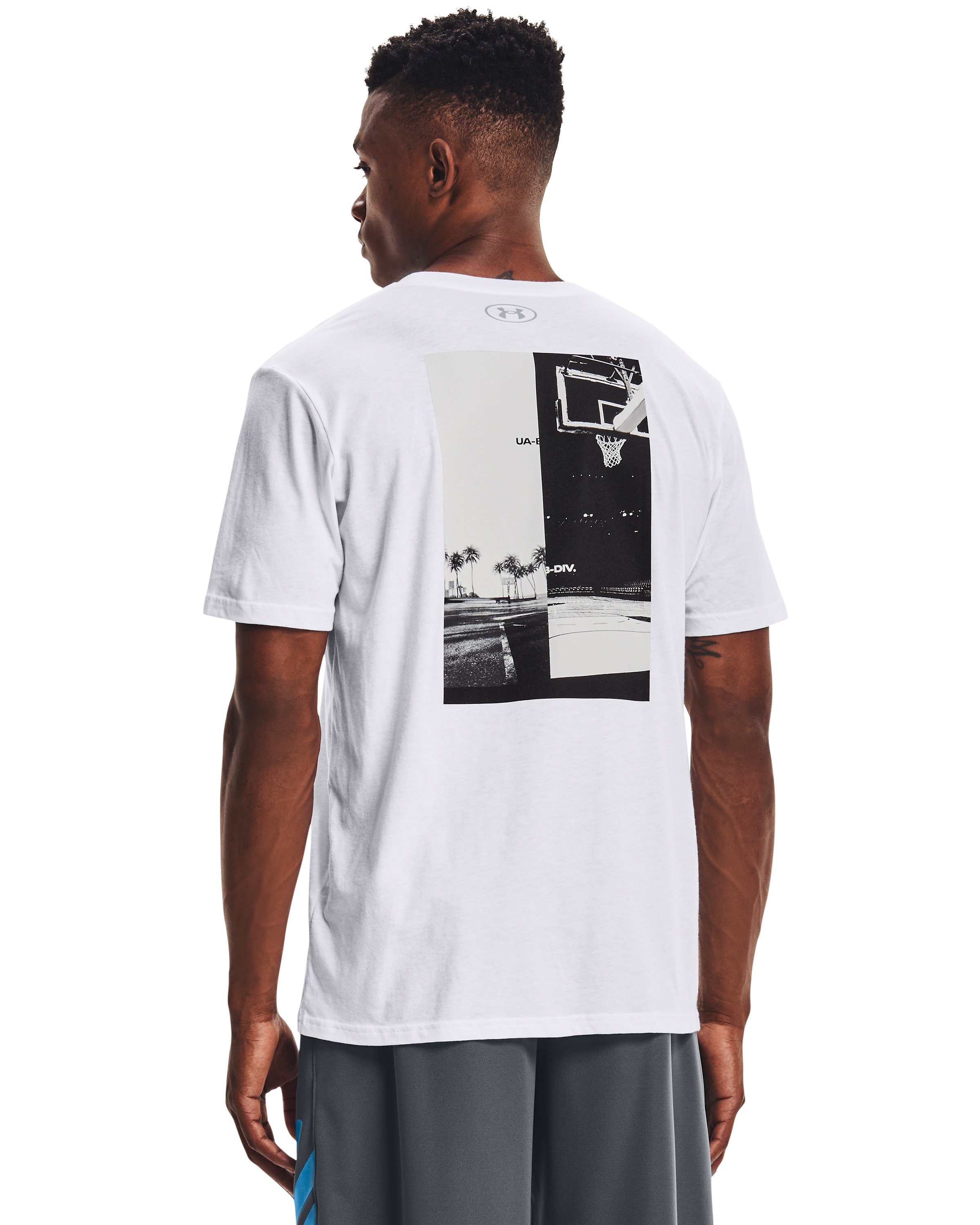 UA Basketball Photo Men's Short Sleeve 3