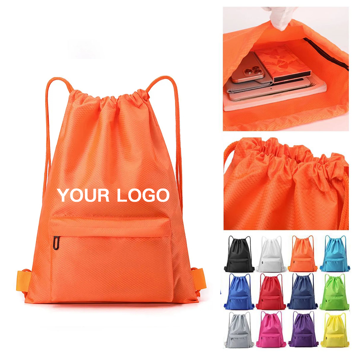 Durable Nylon Gym Backpack For Sports And Travel 2