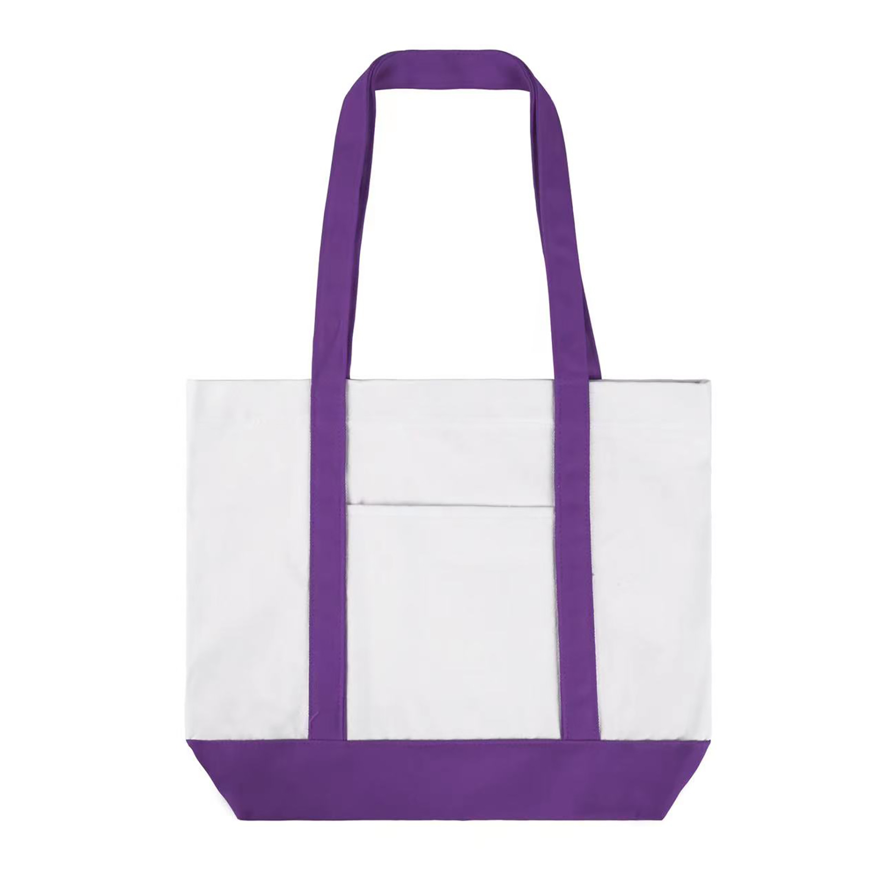 12 Oz Cotton Boat Tote Bag Front Pocket W/ Gusset 6