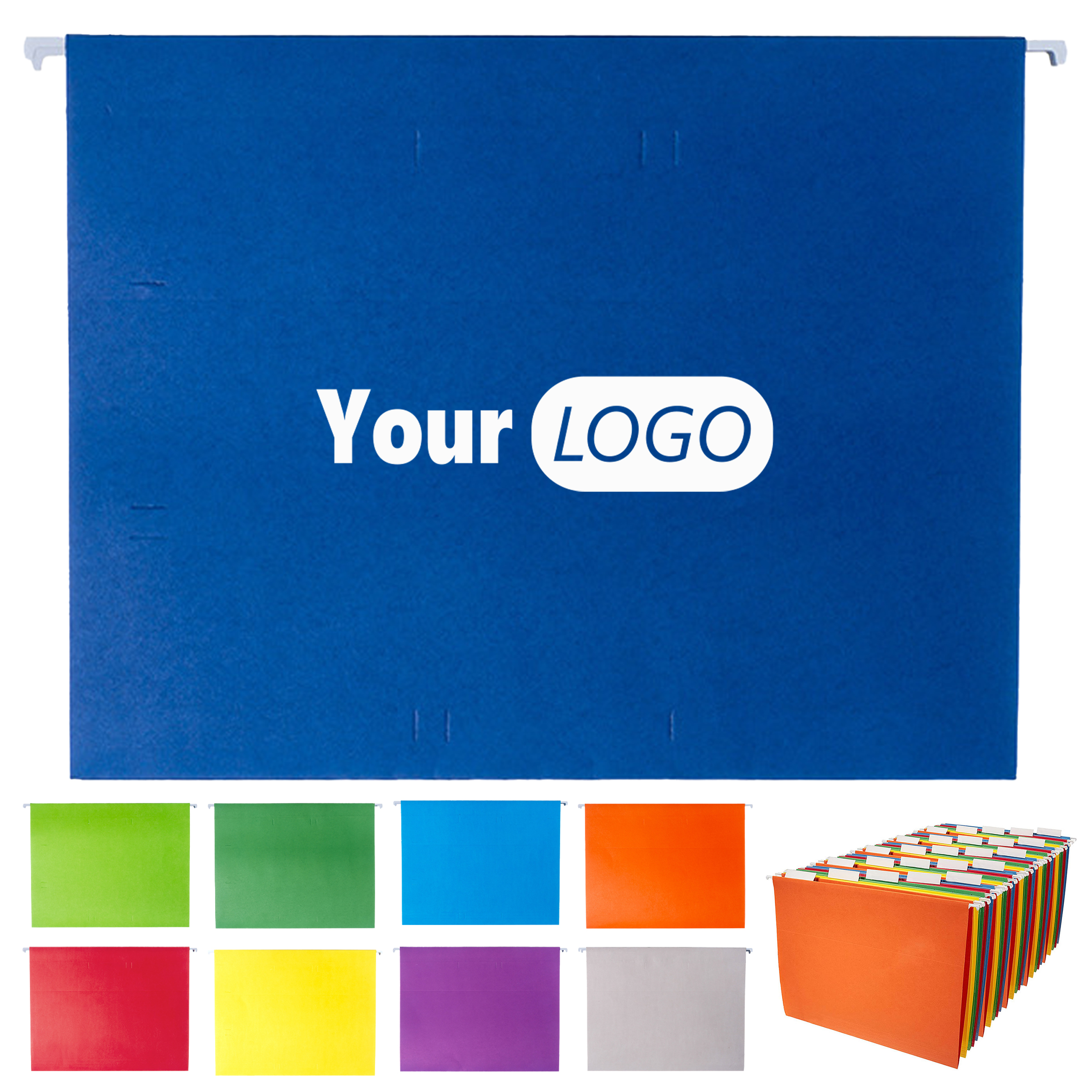 Paper Solid Color Hanging Folder 10