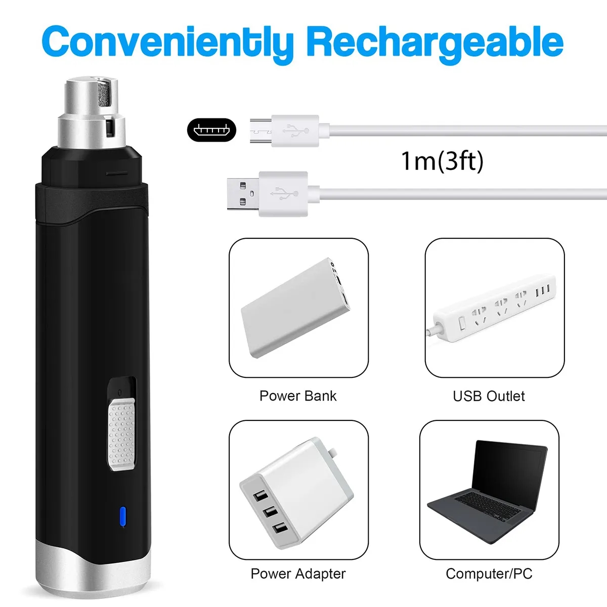 Rechargeable Pet Nail Trimmer 5