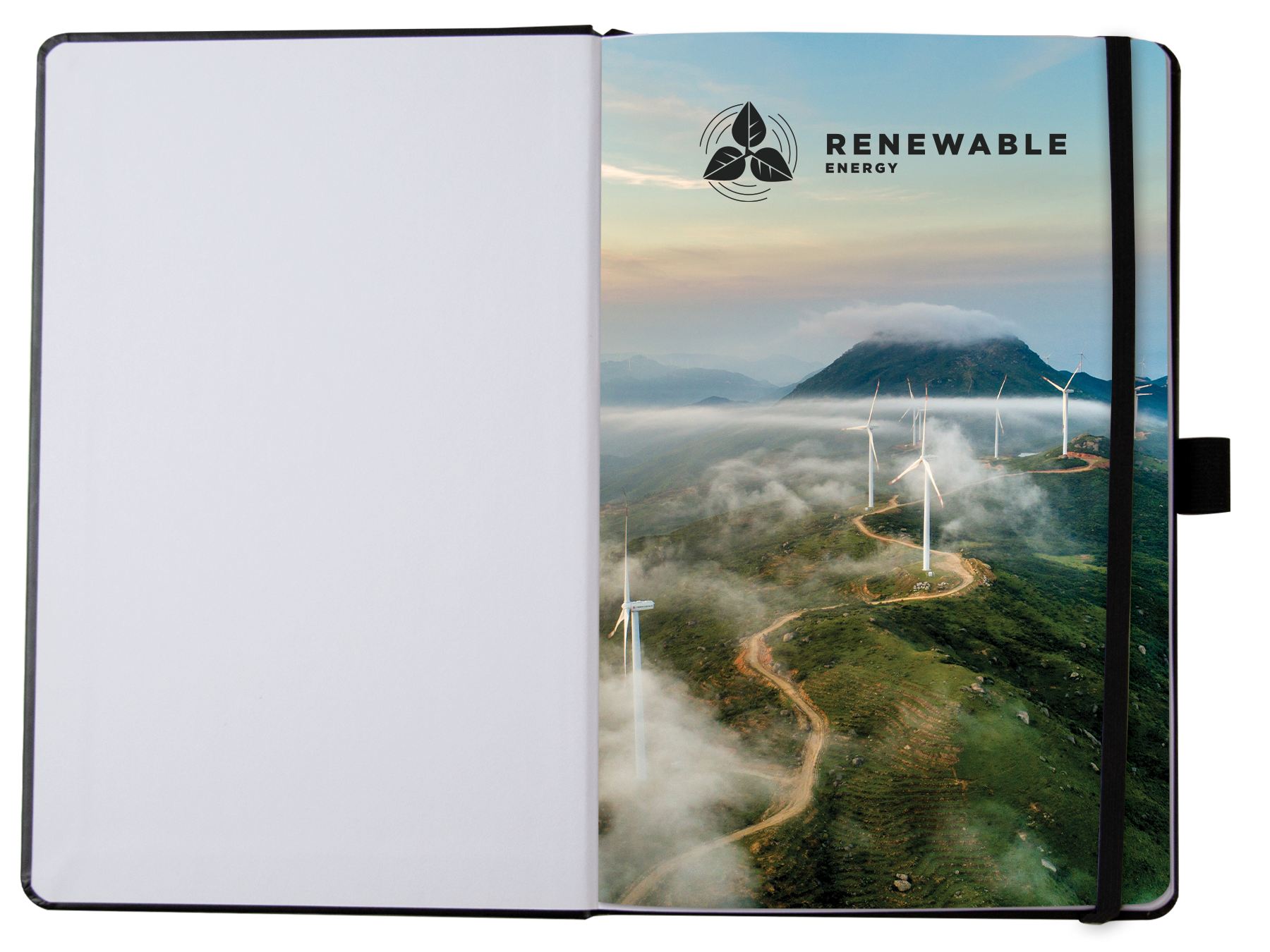 Recycled Leather Journal w/ Tip-In