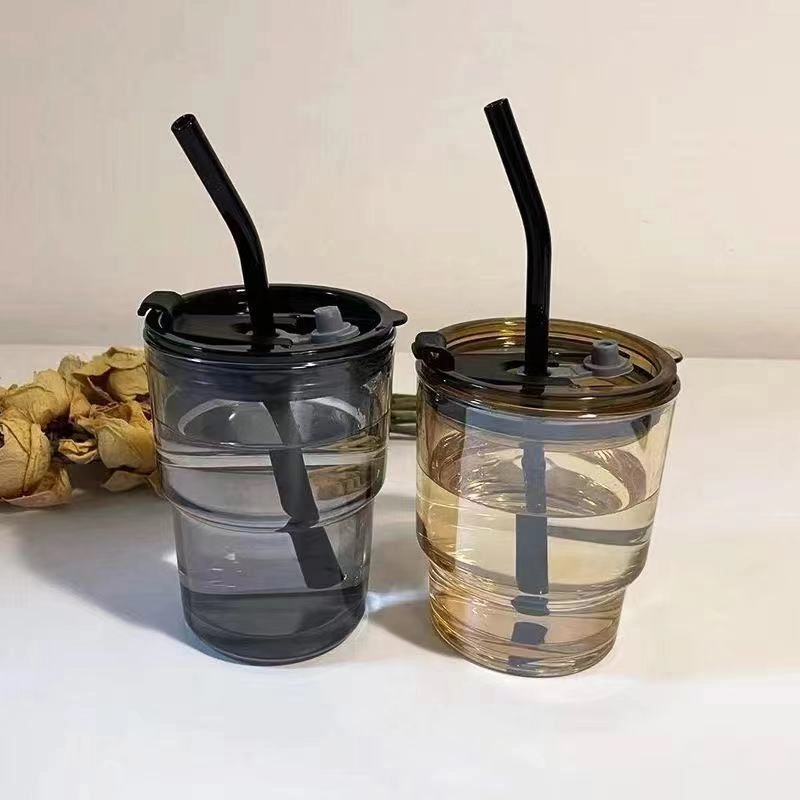Straw Cup With Lid 2
