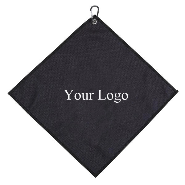 Golf Towel with Carabiner 1