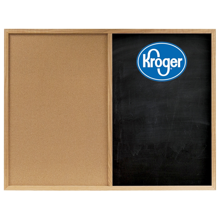 Oak Frame Combination Board 48"x 36"