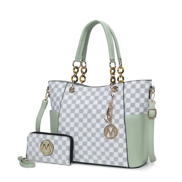 MKF Collection Merlina Women's Tote Bag and Wallet 4