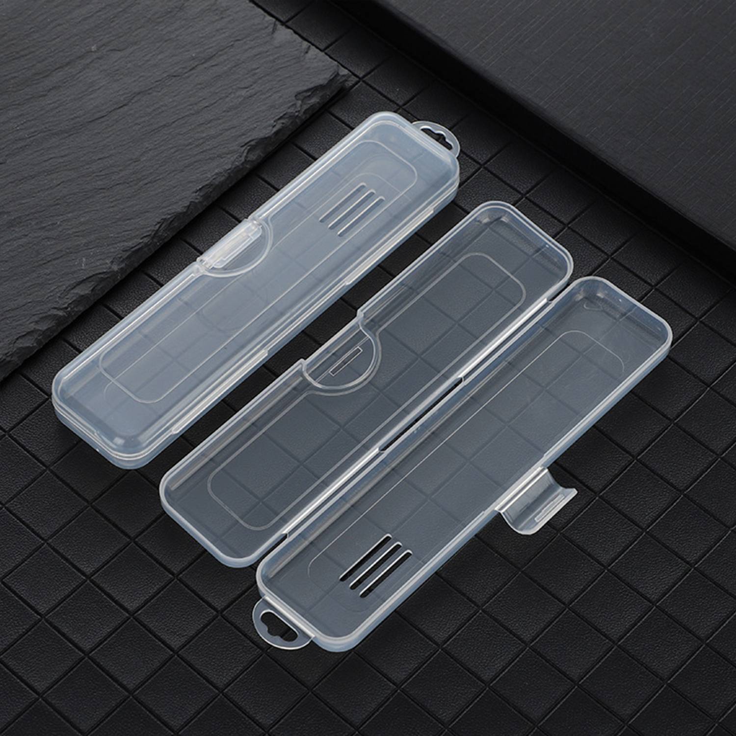 Portable PP Plastic Toothbrush Utensil Storage Case 5