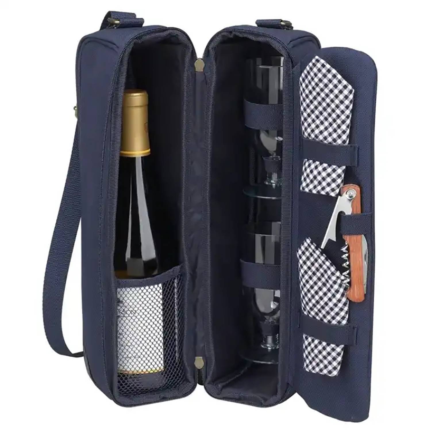 Picnic wine cooler insulated bag 6