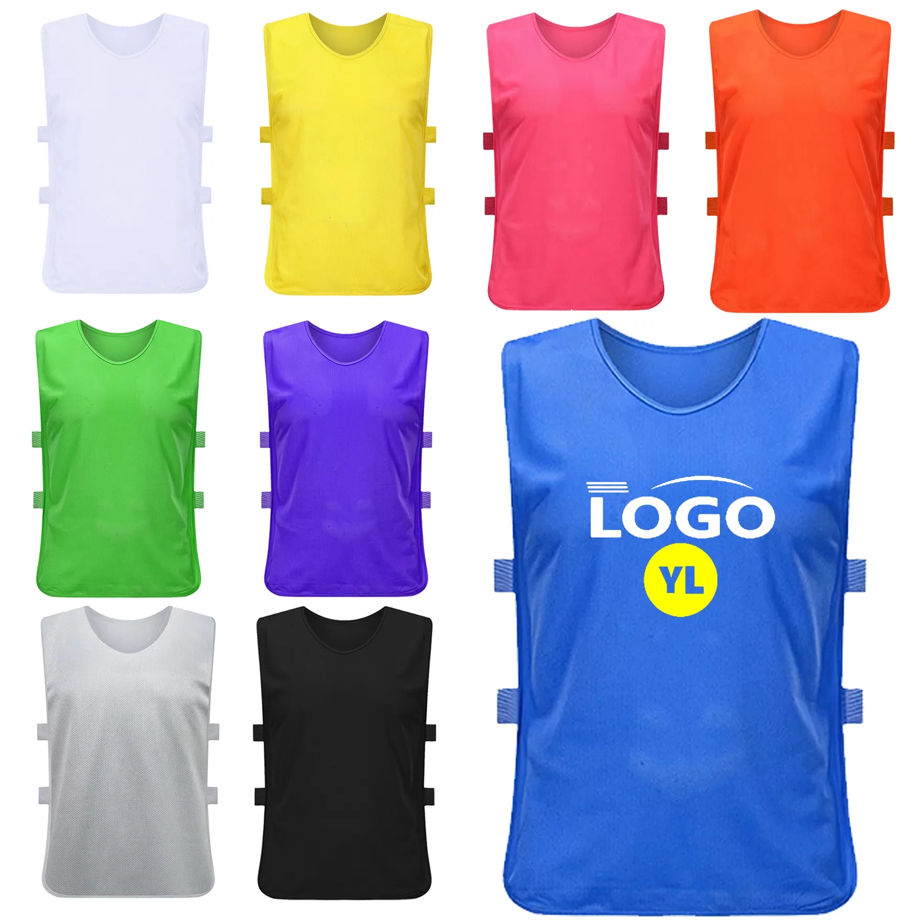 Adjustable Mesh Soccer Jersey