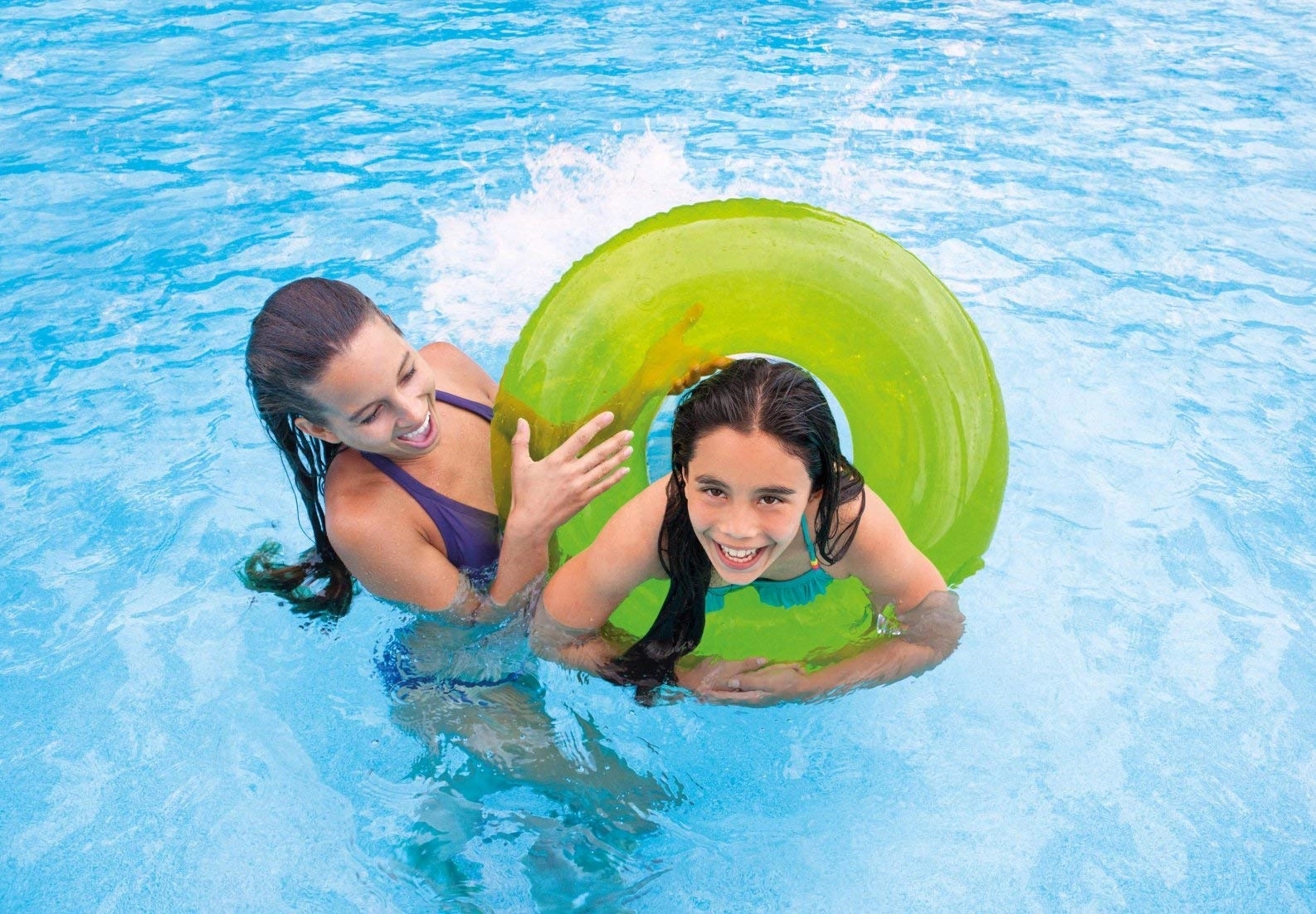 30" Transparent Swimming Ring 2