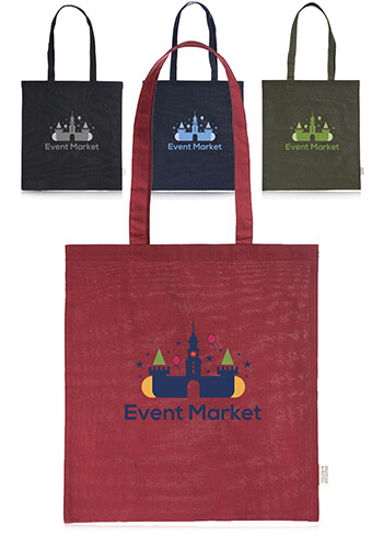 Recycled Solid Cotton Tote Bags