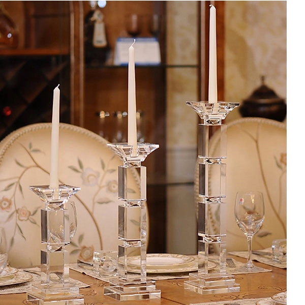 Crystal Tealight Table Candlesticks 4